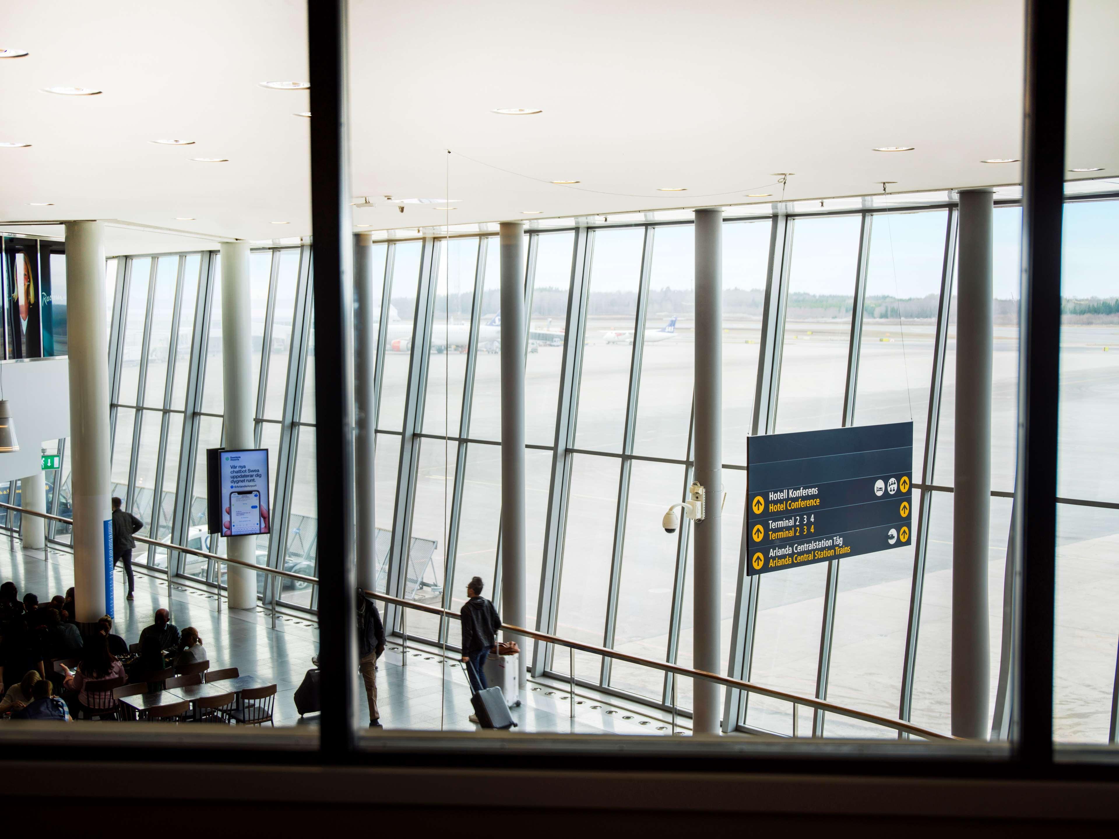 Radisson Blu Airport Terminal Hotel Arlanda Exteriér fotografie